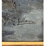 Gennaro Villani, Mountain landscape with farmhouse - Gennaro Villani