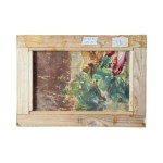 ANGELA CARUGATI, Seaside view with a small church and boats - ANGELA CARUGATI