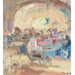 M. D'Aniello, Figures in a tavern - M. D'Aniello