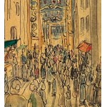 UNIDENTIFIED SIGNATURE, Street with figures