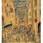 UNIDENTIFIED SIGNATURE, Street with figures