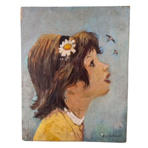 UNIDENTIFIED SIGNATURE, Profile of a young girl