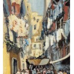 Vassetti, Neapolitan Alley with Figures - Vassetti