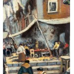 Vassetti, Neapolitan Alley with Figures - Vassetti