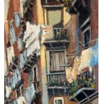 Vassetti, Neapolitan Alley with Figures - Vassetti