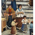 Vassetti, Neapolitan Alley with Figures - Vassetti