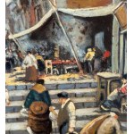 Vassetti, Neapolitan Alley with Figures - Vassetti