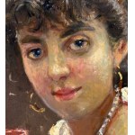 UNIDENTIFIED SIGNATURE, Portrait of a Young Woman