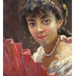 UNIDENTIFIED SIGNATURE, Portrait of a Young Woman