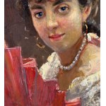 UNIDENTIFIED SIGNATURE, Portrait of a Young Woman