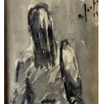 UNIDENTIFIED SIGNATURE, Portrait of a Woman from Behind