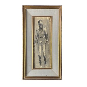 UNIDENTIFIED SIGNATURE, Portrait of a Woman from Behind