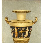 R. Simonetto, Vase with a Pompeian Scene - R. Simonetto