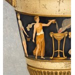 R. Simonetto, Vase with a Pompeian Scene - R. Simonetto