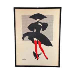 Amleto dalla Costa, Cat Woman (poster) - Amleto dalla Costa