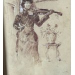 ANONIMO, Woman with a violin