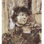 ANONIMO, Woman with a violin