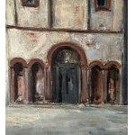 ANONIMO, Night street with a church