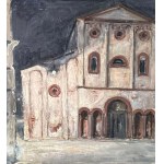 ANONIMO, Night street with a church