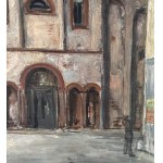 ANONIMO, Night street with a church