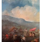 UNIDENTIFIED SIGNATURE, Cavalry battle scene