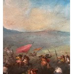 UNIDENTIFIED SIGNATURE, Cavalry battle scene