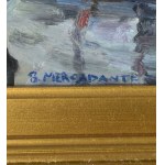 Biagio Mercadante, Harbor with boats - Biagio Mercadante