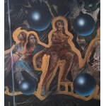 ANONIMO, Biblical scene in a modern style