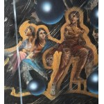 ANONIMO, Biblical scene in a modern style