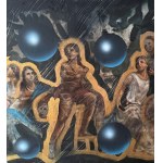 ANONIMO, Biblical scene in a modern style