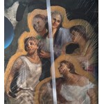 ANONIMO, Biblical scene in a modern style