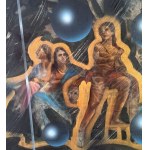 ANONIMO, Biblical scene in a modern style