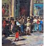 R. CARIGNANI, Neapolitan popular scene - R. CARIGNANI