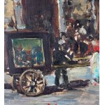 R. CARIGNANI, Neapolitan popular scene - R. CARIGNANI