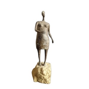 Iza Rostworowska - Nymph II - Bronze Sculpture Unique.