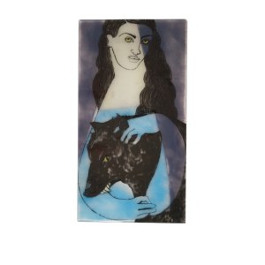 Dabrow Ida Huk - Woman with a wolf