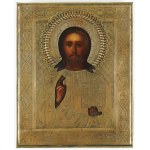 IKON, CHRISTUS PANTOKRATOR, Russia, late 19th century.