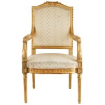 Armchair in the style of Louis XVI, 19th / 20th century.