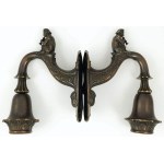 Pair of CINKETS WITH FAUNTS, early 20th century.