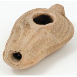 OLIVE LAMP, Palestine, Apollonia-Arsuf c. 3rd-6th century AD.