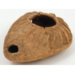 OLIVE LAMP, Palestine, ca. 6th century AD.