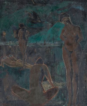 Konstanty GORBATOWSKI, TURKUSOWA IDYLLA, 1965