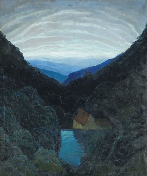 Otto ENGELHARDT-KYFFHÄUSER, NOKTURN W GÓRSKIEJ DOLINIE, 1926