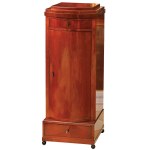 BOARD-POSTUMENT IN BIEDERMEIER STYLE, late 19th century.