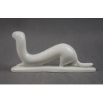 Figurine Weasel, Mieczyslaw NARUSZEWICZ, ZPS Karolina Jaworzyna Slaska, 1960s.