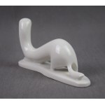 Figurine Weasel, Mieczyslaw NARUSZEWICZ, ZPS Karolina Jaworzyna Slaska, 1960s.