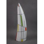 Váza Fang, Zofia DUTKOWSKA-PALOWA, Ćmielów, 60. léta 20. století.