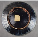 Andrzej TRZASKA (1935-2019), Ceramic platter, Co. Przyjaźń Włocławek, 1960s.