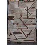 Kilim Geometrická abstrakce, Polsko, 60. léta 20. století.