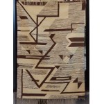 Kilim Geometrická abstrakce, Polsko, 60. léta 20. století.